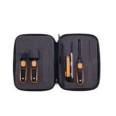 Комплект смарт-зондов для систем вентиляции - Для измерения температуры воздуха и поверхности, влажности, скорости потока и объемного расхода воздуха